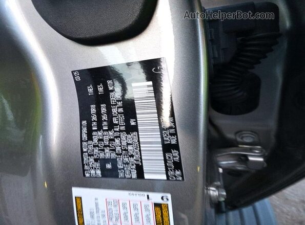 JTJTBCDX2S5046836 2025 LEXUS GX Серый Вид задней части салона