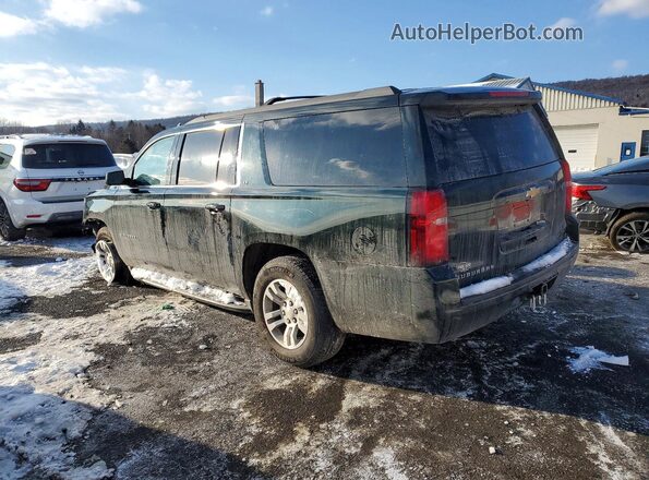 1GNSKHKC9GR394197 2016 CHEVROLET SUBURBAN Зеленый Задняя левая четверть