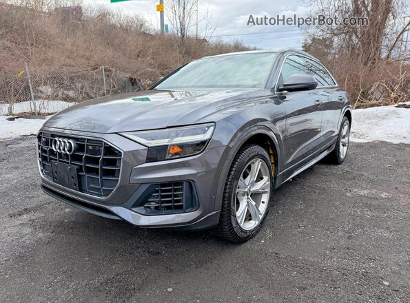 WA1BVAF19KD039112 2019 AUDI Q8 Серый Задняя правая четверть