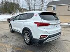 2019 Hyundai Santa Fe White vin: 5NMS2CAD4KH121087