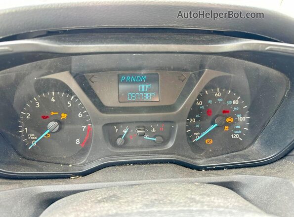 1FTYR3XM7KKA97868 2019 FORD TRANSIT Серый Вид панели приборов