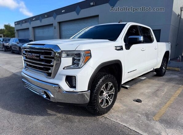 1GTU9BET4MZ191297 2021 GMC SIERRA Белый Задняя левая четверть