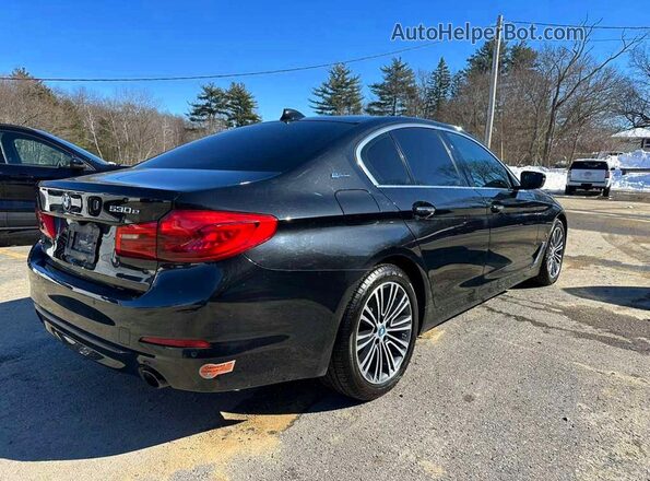 WBAJA9C56JB253324 2018 BMW 5 SERIES Черный Передняя правая четверть