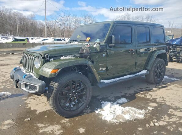 1C4JJXP68PW627427 2023 JEEP WRANGLER Зеленый Задняя левая четверть