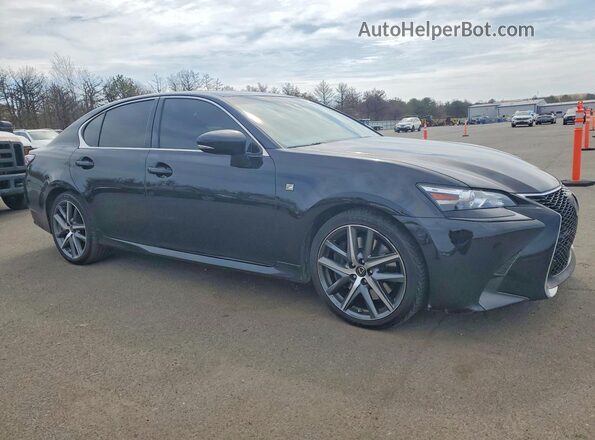 JTHBZ1BL4JA015896 2018 LEXUS GS Черный Вид спереди
