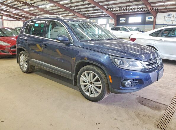 WVGBV7AX3GW609228 2016 VOLKSWAGEN TIGUAN Синий Вид спереди