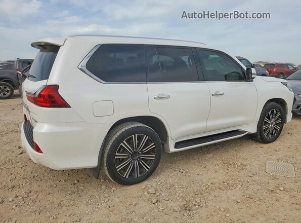 JTJHY7AX2K4285258 2019 LEXUS LX White Передня права чверть