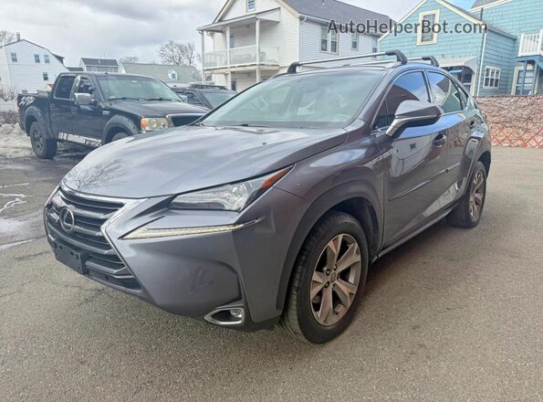 JTJBARBZ0H2112560 2017 LEXUS NX Серый Задняя правая четверть