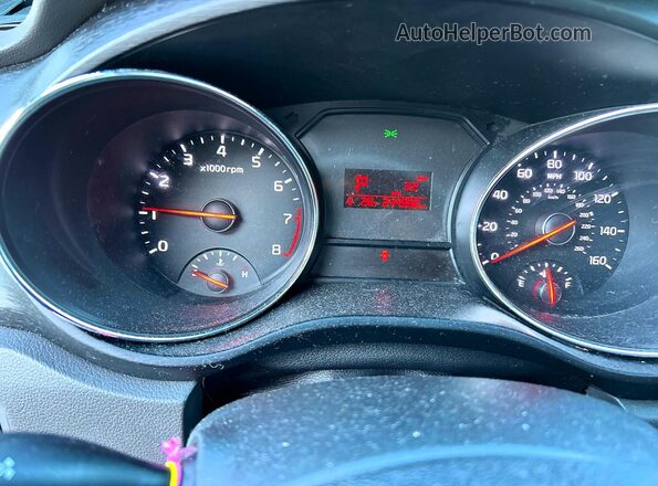 KNDMA5C14H6259678 2017 KIA SEDONA Серебряный Вид панели приборов