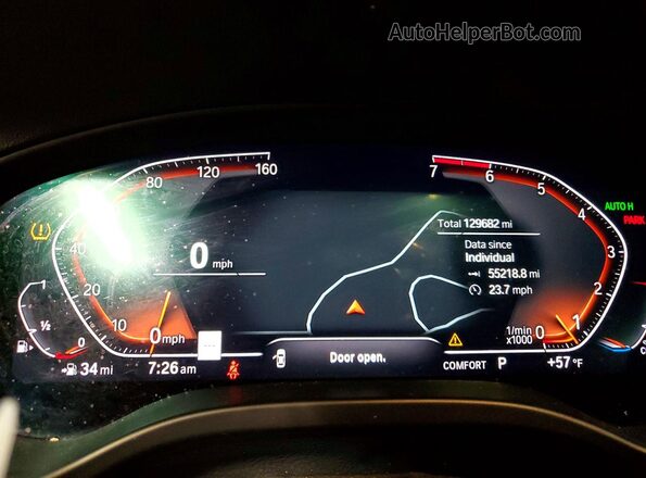 5UX33DT09N9K12081 2022 BMW X4 Белый Вид задних сидений