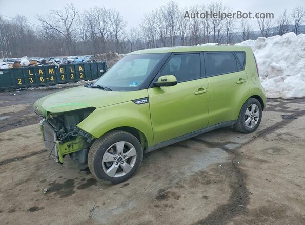 KNDJN2A26J7903358 2018 KIA SOUL Зеленый Передняя левая четверть