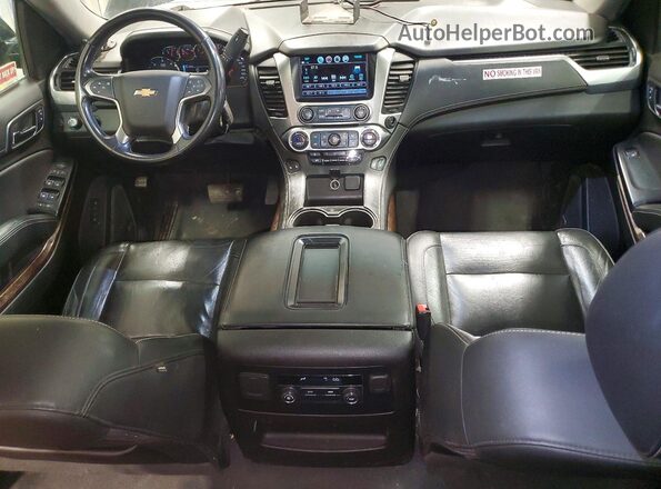 1GNSKHKC9LR252037 2020 CHEVROLET SUBURBAN Черный Вид панели приборов