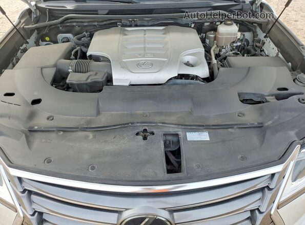 JTJHY7AX2K4285258 2019 LEXUS LX White Вид наклейки з VIN-кодом