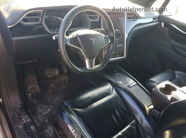 5YJXCAE27GF016861 2016 TESLA MODEL Черный Вид щитка приборов