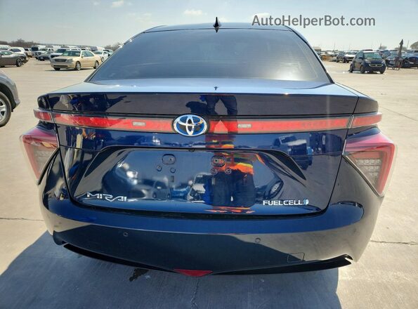 JTDBVRBD4KA007691 2019 TOYOTA MIRAI Blue უკანა ხედი