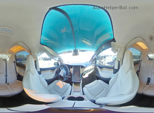 5YJXCAE21KF162987 2019 TESLA MODEL X Серый 