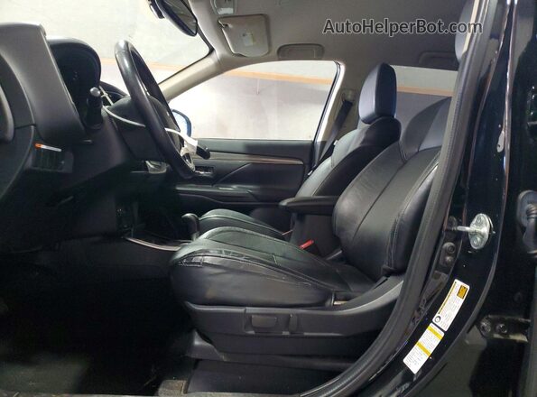 JA4AD3A34KZ023549 2019 MITSUBISHI OUTLANDER Black Widok deski rozdzielczej