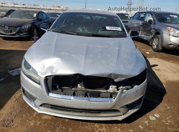 3LN6L5A96HR657467 2017 LINCOLN MKZ Серебряный Вид сзади