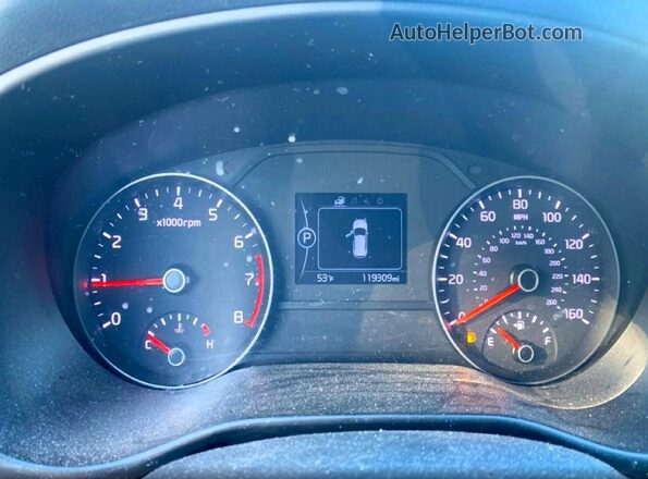 KNDPM3AC7J7453375 2018 KIA SPORTAGE Red Vista del cuadro de instrumentos