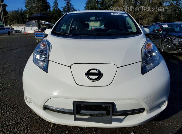 1N4BZ0CP9GC312422 2016 NISSAN LEAF White Widok z przodu