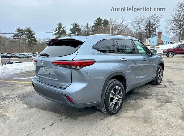 5TDKDRBH0PS005727 2023 TOYOTA HIGHLANDER Серый Передняя правая четверть