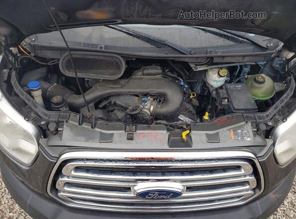 1FMZK1YM4GKB17587 2016 FORD TRANSIT Серый Вид подкапотного пространства
