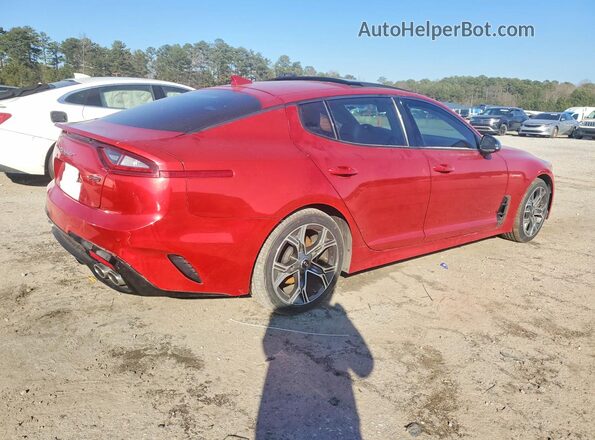 KNAE15LA0M6091971 2021 KIA STINGER Red უკანა მარჯვენა