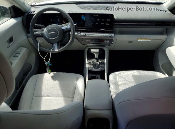 KM8HF3AB5TU358562 2026 HYUNDAI KONA Белый Вид щитка приборов