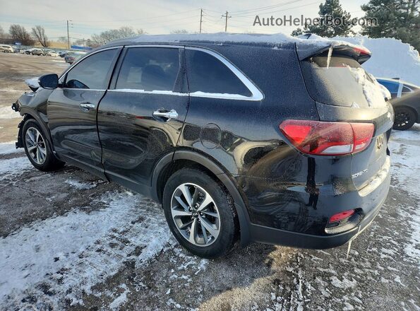5XYPHDA50KG444758 2019 KIA SORENTO Black Trasero derecho
