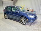 2016 Volkswagen Tiguan S Синий vin: WVGBV7AX1GW545593