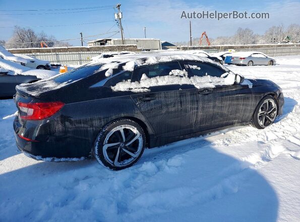 1HGCV2F36NA011616 2022 HONDA ACCORD Черный Передняя правая четверть