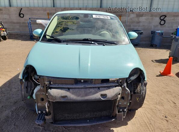 3C3CFFAR1GT161440 2016 FIAT 500 Бирюзовый Вид спереди