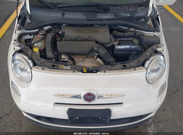 3C3CFFCH3JT523845 2018 FIAT 500 Белый Вид сзади