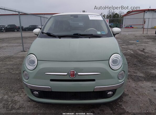 3C3CFFCR2GT165350 2016 FIAT 500 Зеленый Вид спереди