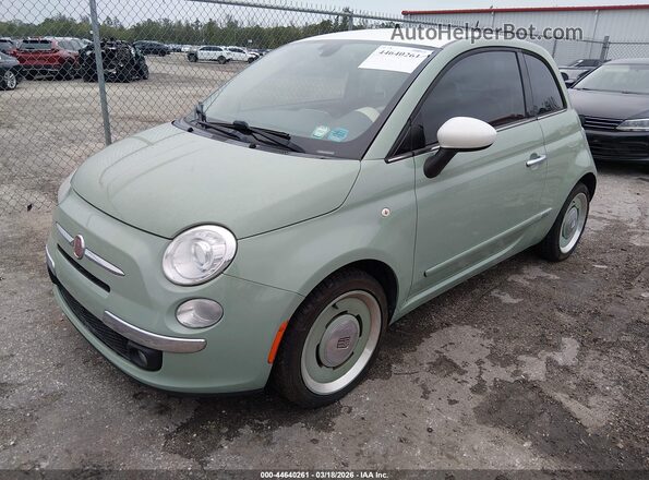 3C3CFFCR2GT165350 2016 FIAT 500 Зеленый Передняя левая четверть