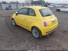 2017 Fiat 500 Lounge Yellow vin: 3C3CFFCR4HT594278