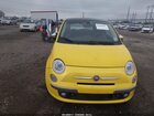 2017 Fiat 500 Lounge Yellow vin: 3C3CFFCR4HT594278