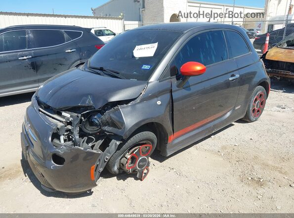 3C3CFFGE3GT221724 2016 FIAT 500E Серый Передняя левая четверть