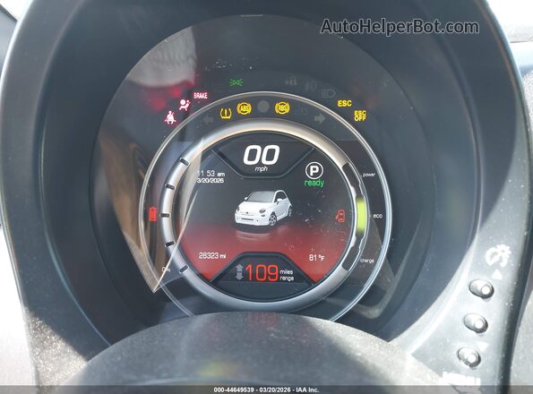 3C3CFFGE3GT221724 2016 FIAT 500E Серый Вид задних сидений
