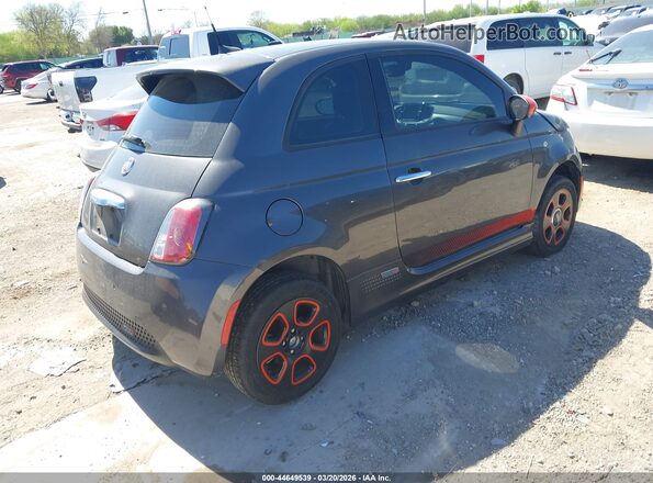 3C3CFFGE3GT221724 2016 FIAT 500E Серый Задняя правая четверть