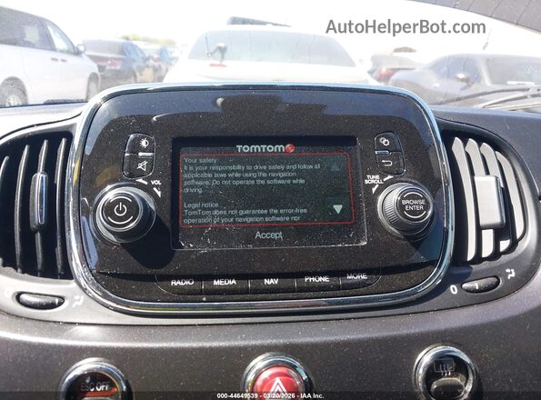 3C3CFFGE3GT221724 2016 FIAT 500E Серый Панорамный вид салона 360°