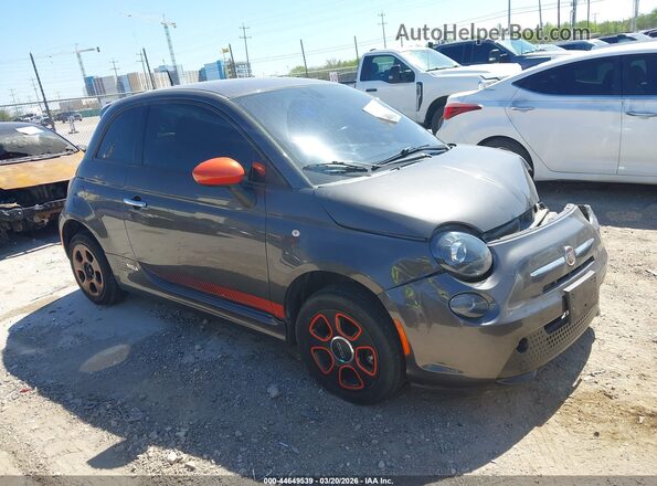 3C3CFFGE3GT221724 2016 FIAT 500E Серый Передняя правая четверть
