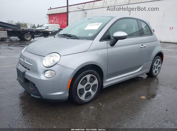 3C3CFFGE4GT161131 2016 FIAT 500E Серебряный Передняя левая четверть