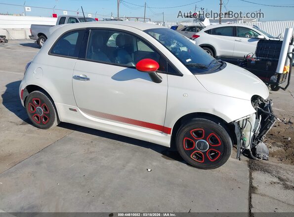 3C3CFFGE5GT221949 2016 FIAT 500E White წინა მარჯვენა