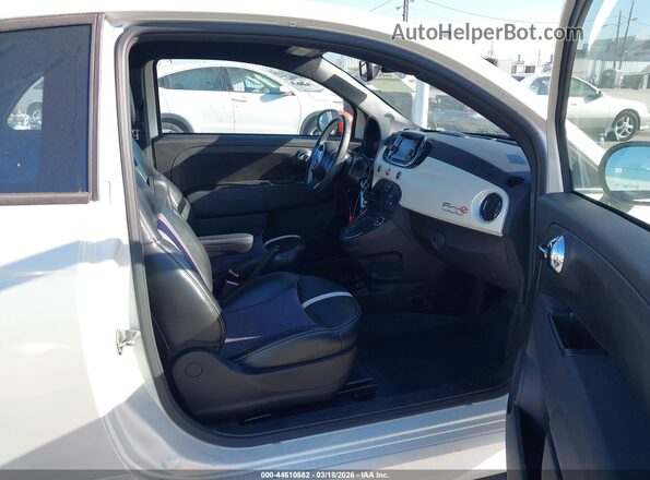 3C3CFFGE5GT221949 2016 FIAT 500E White წინა სალონის ხედი