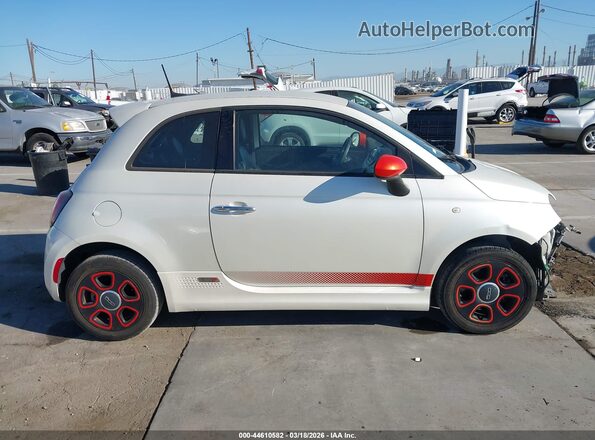 3C3CFFGE5GT221949 2016 FIAT 500E White სალონის 360-გრადუსიანი ხედი