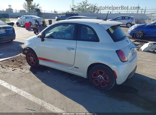 3C3CFFGE5GT221949 2016 FIAT 500E White უკანა მარცხენა
