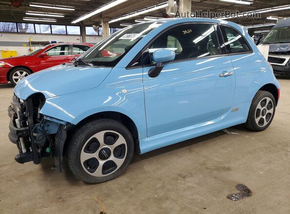 3C3CFFGE6GT229249 2016 FIAT 500 Синий Передняя левая четверть