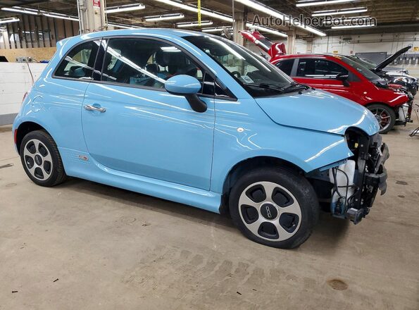 3C3CFFGE6GT229249 2016 FIAT 500 Синий Передняя правая четверть