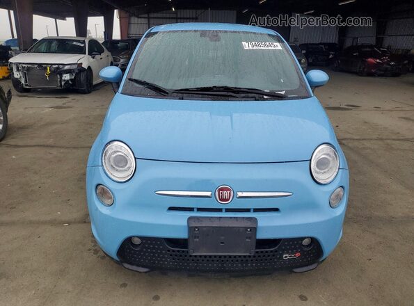 3C3CFFGE9GT201607 2016 FIAT 500 Синий Вид спереди